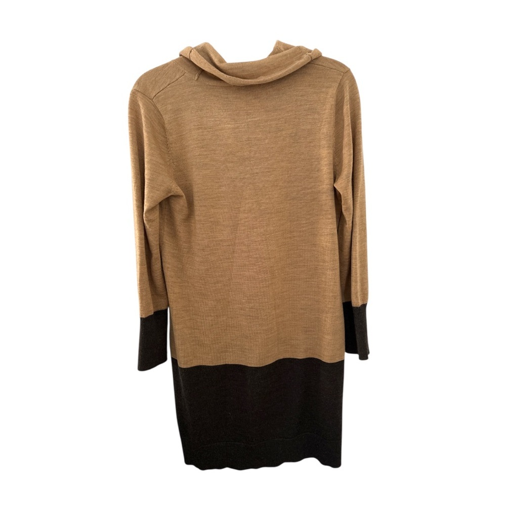 Loft Outlet Petites Color-Block Cowl Neck Wool‎ Blend Sweater Dress Size LP - Picture 9 of 9